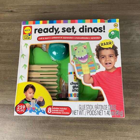 Alex Little Hands Ready, Set, Dinos! 8 Activities 259 pieces 4+ Creativity - Picture 3 of 12